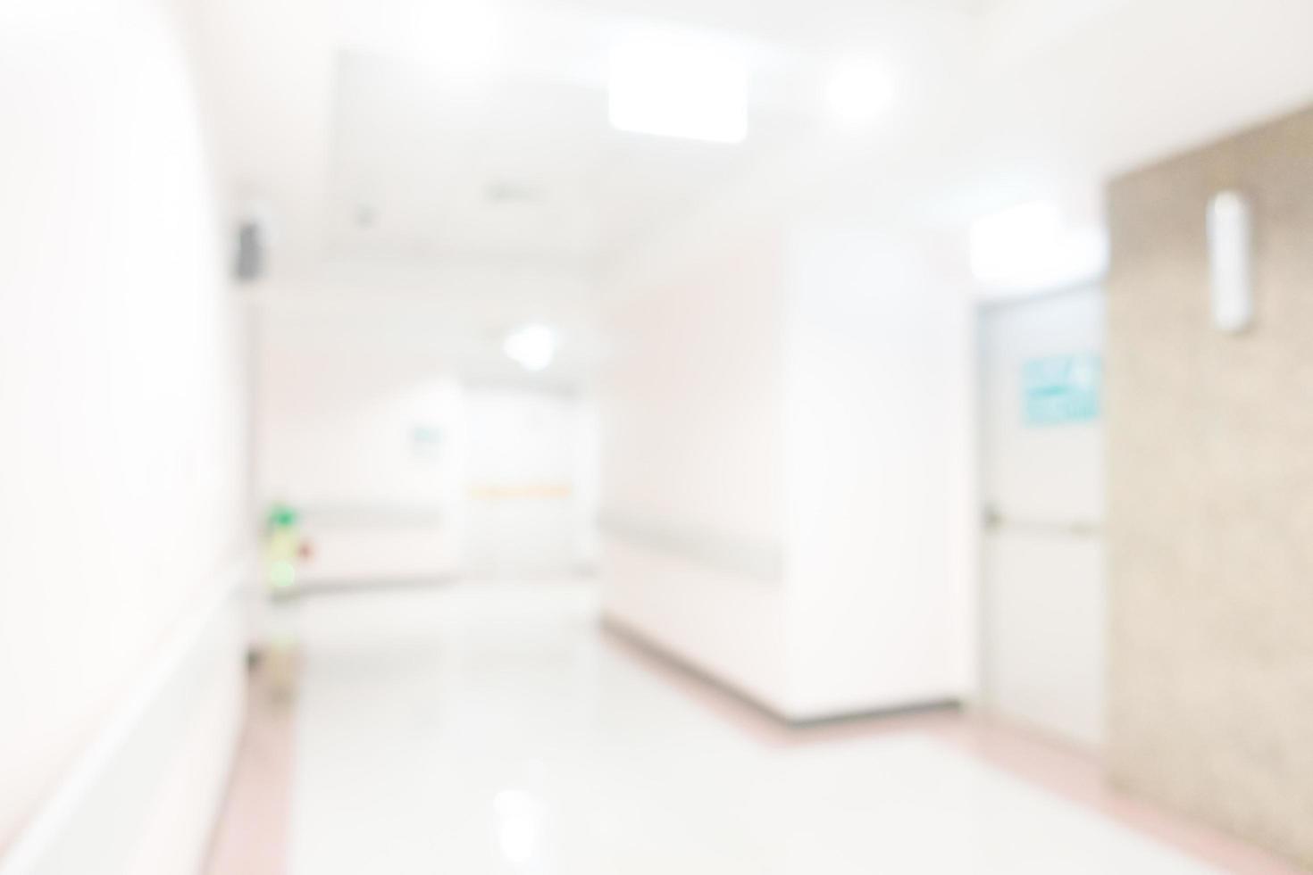 Abstract defocused hospital interior for background photo