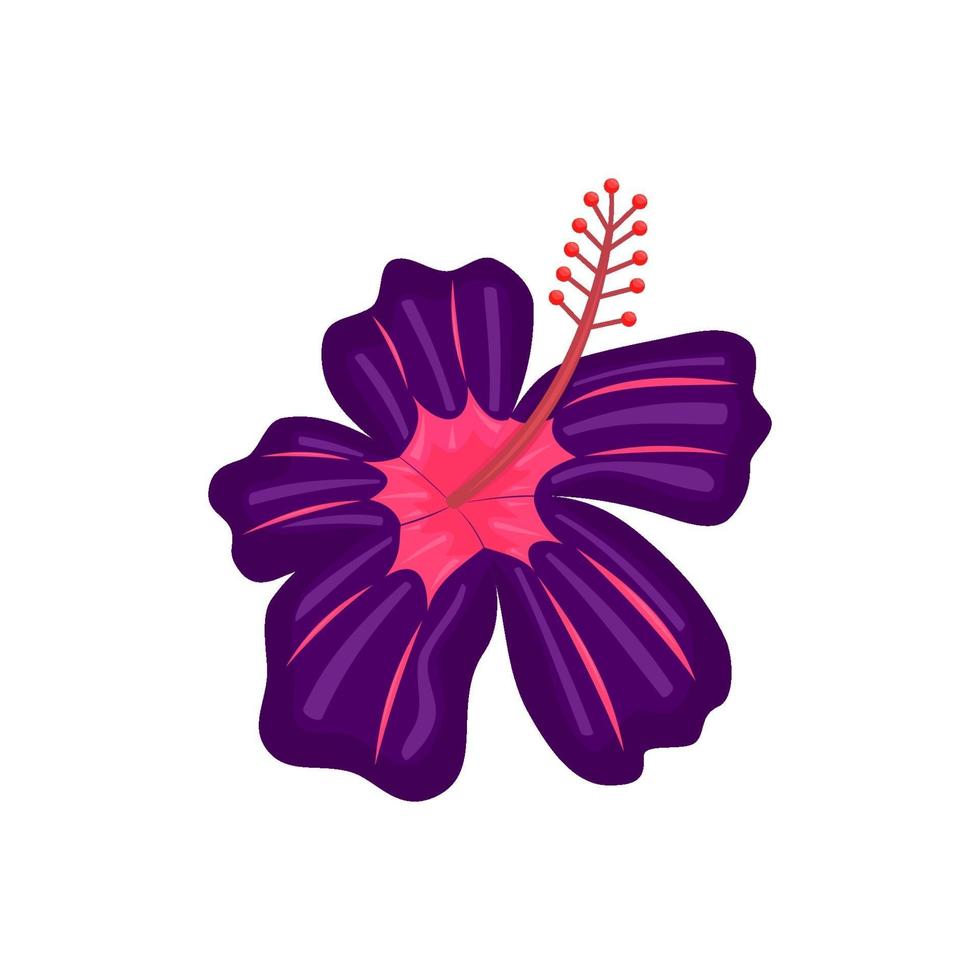 vector floral botánico flor ilustración adorno plano