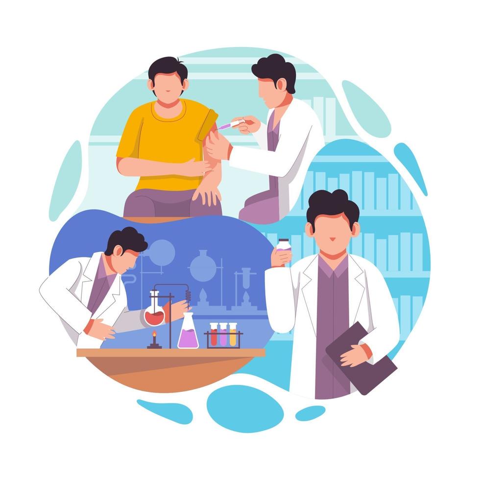 Covid 19 Vaccine Concept vector