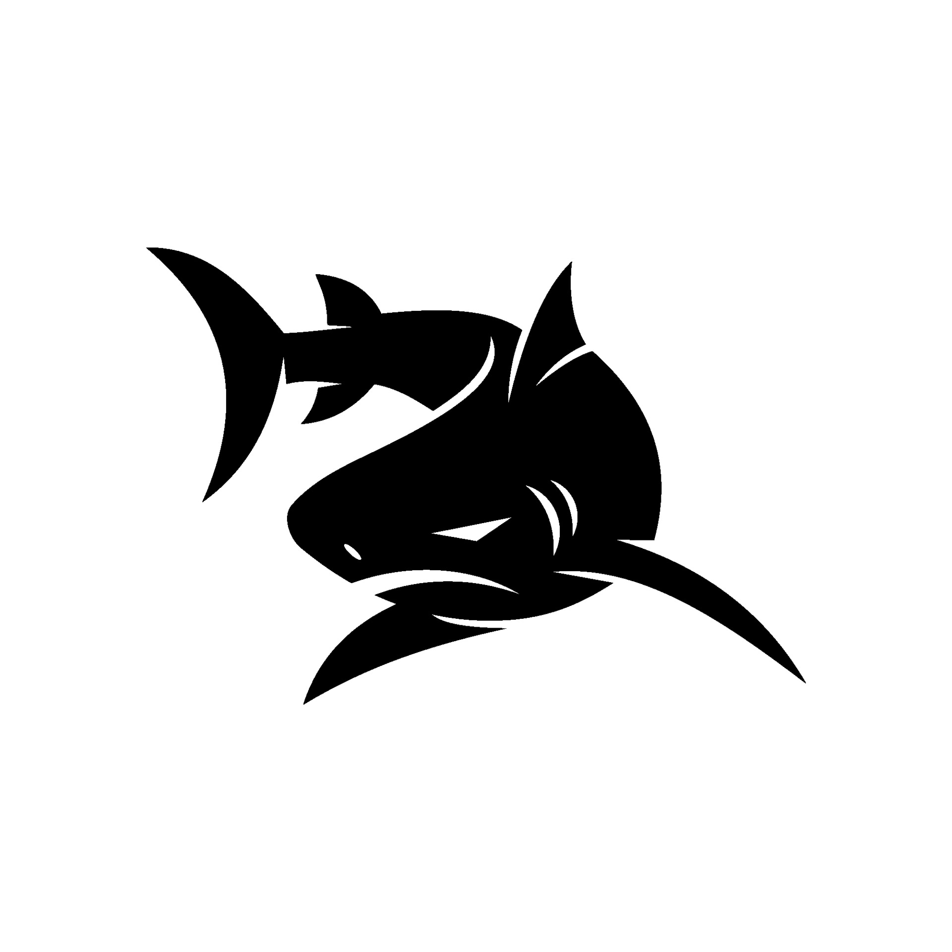Shark Badge design vector modern illustration template 2166870 Vector ...