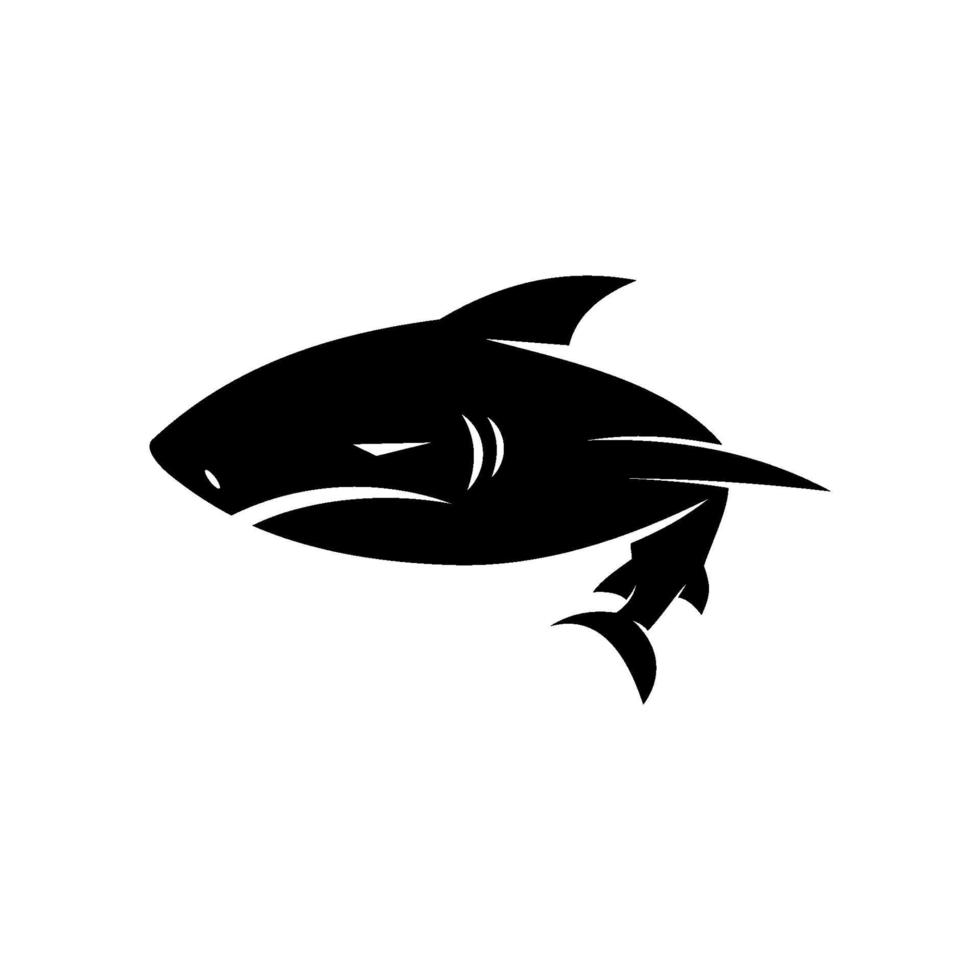 Shark Symbol design vector illustration template