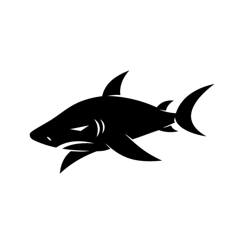 Shark Element design vector modern illustration template