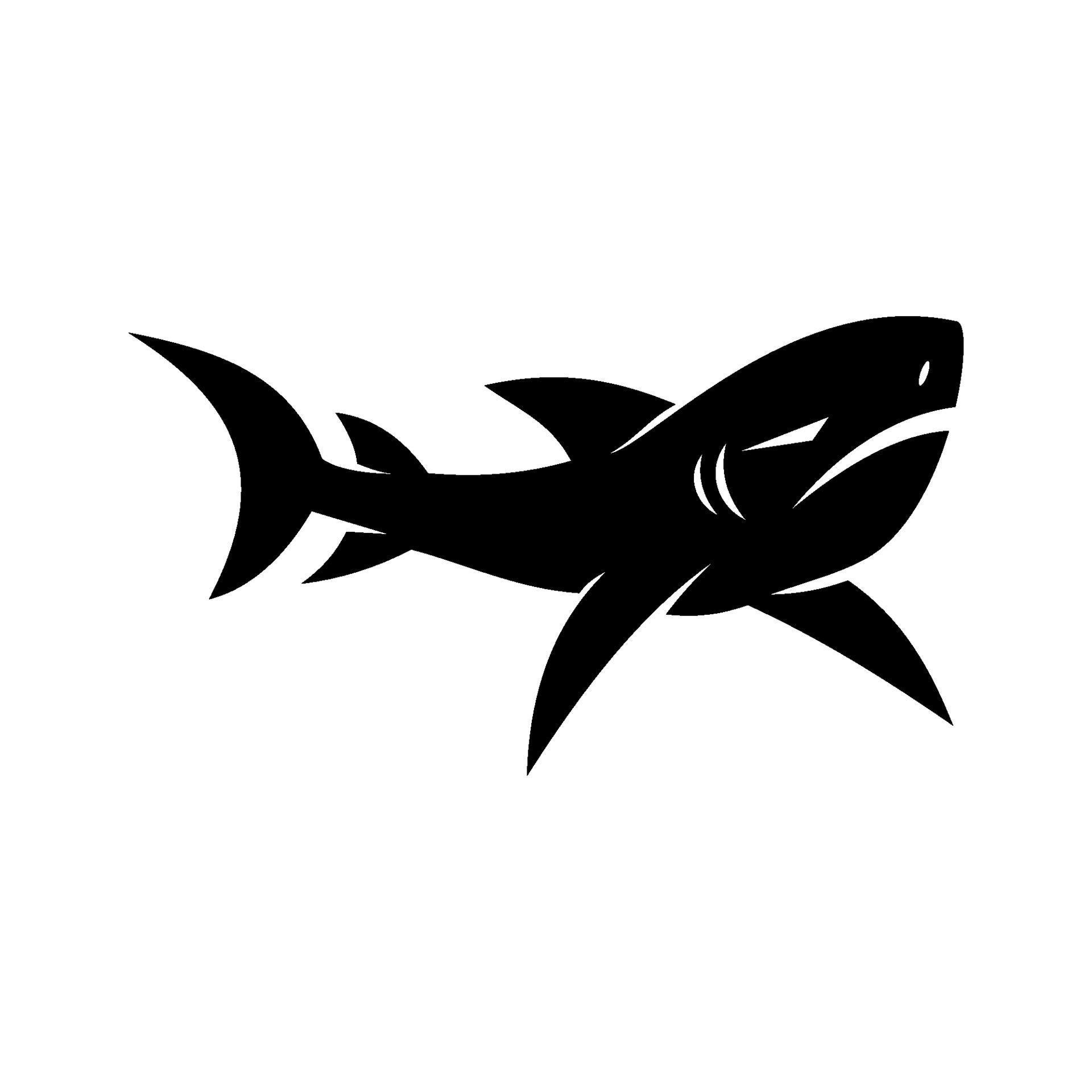 Shark design vector Badge isolated illustration template 2166931 Vector ...