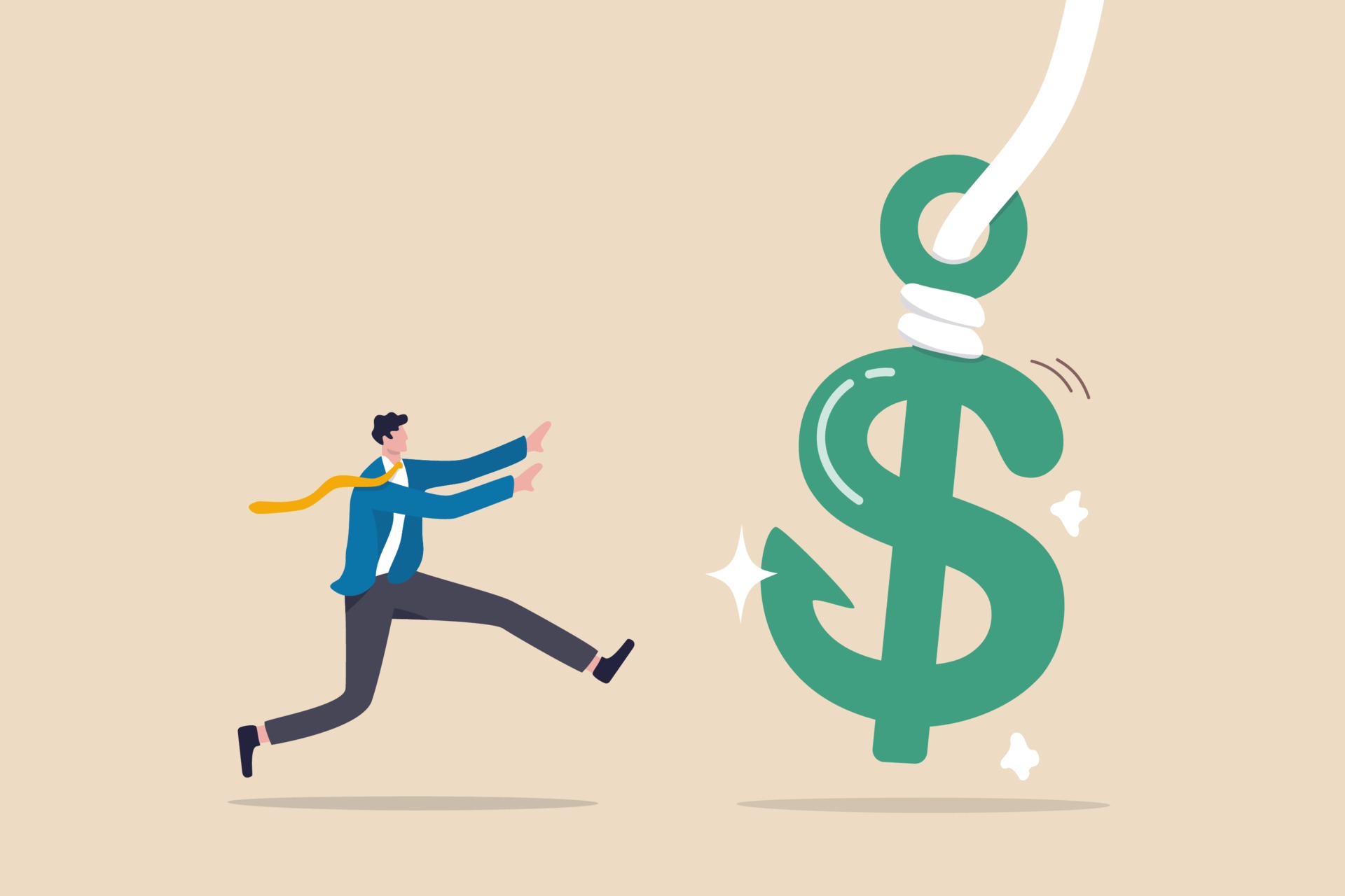 Financial fraud, illegal investment scam or ponzi scheme stealing money