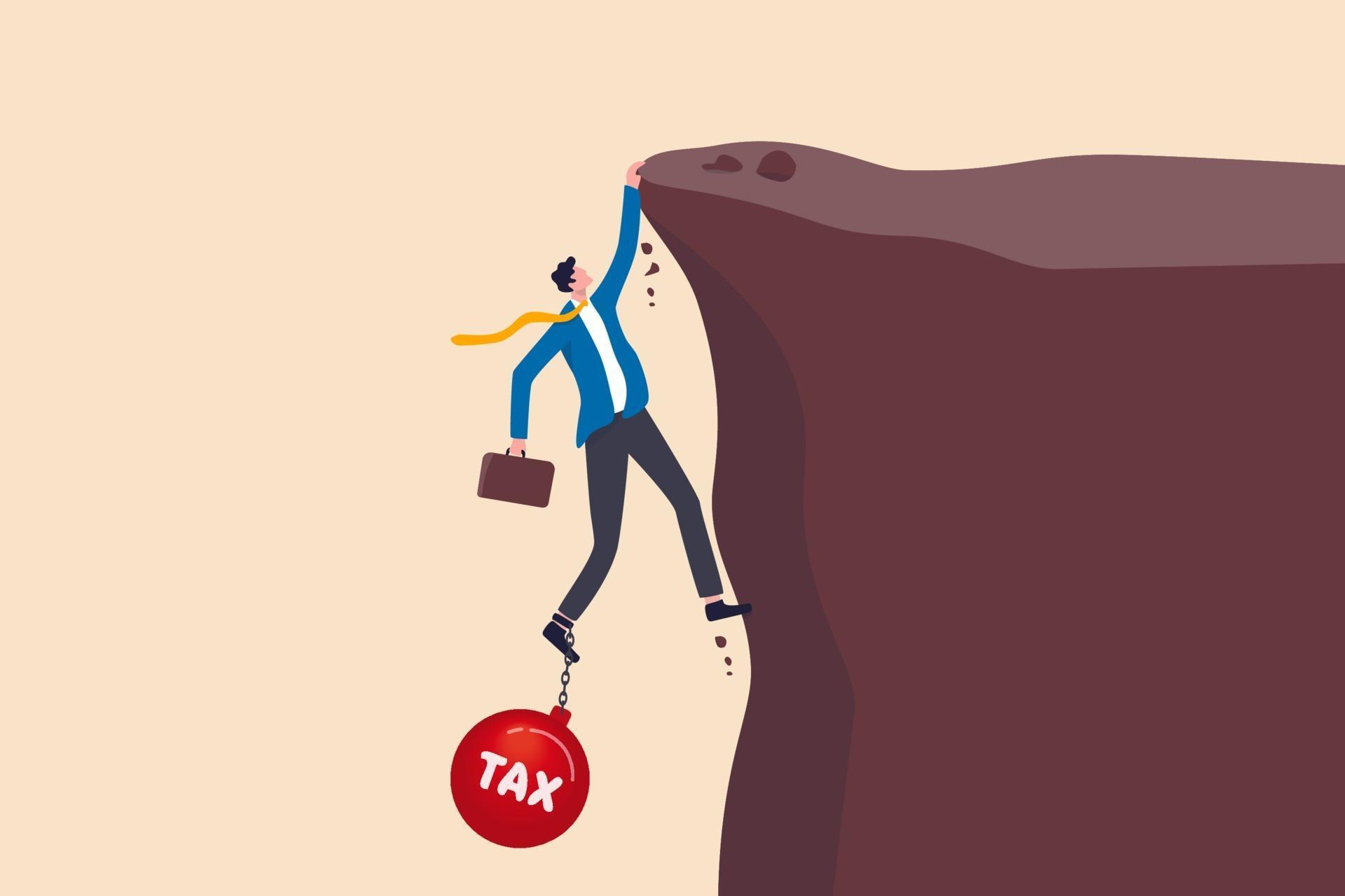 Salaryman tax payment, government tax, debt, fee obligation to