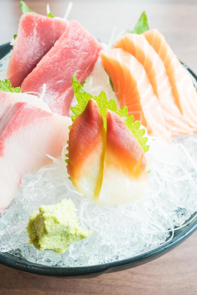 Raw fresh sashimi photo