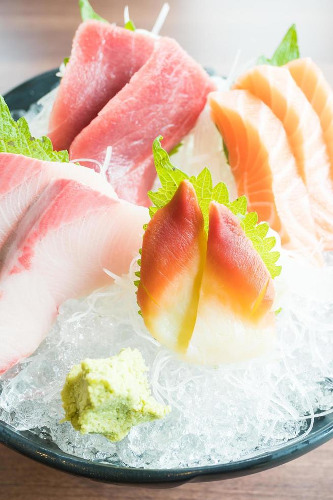 Raw fresh sashimi photo