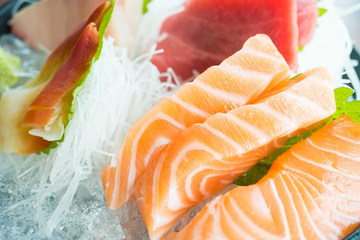 Raw fresh sashimi photo