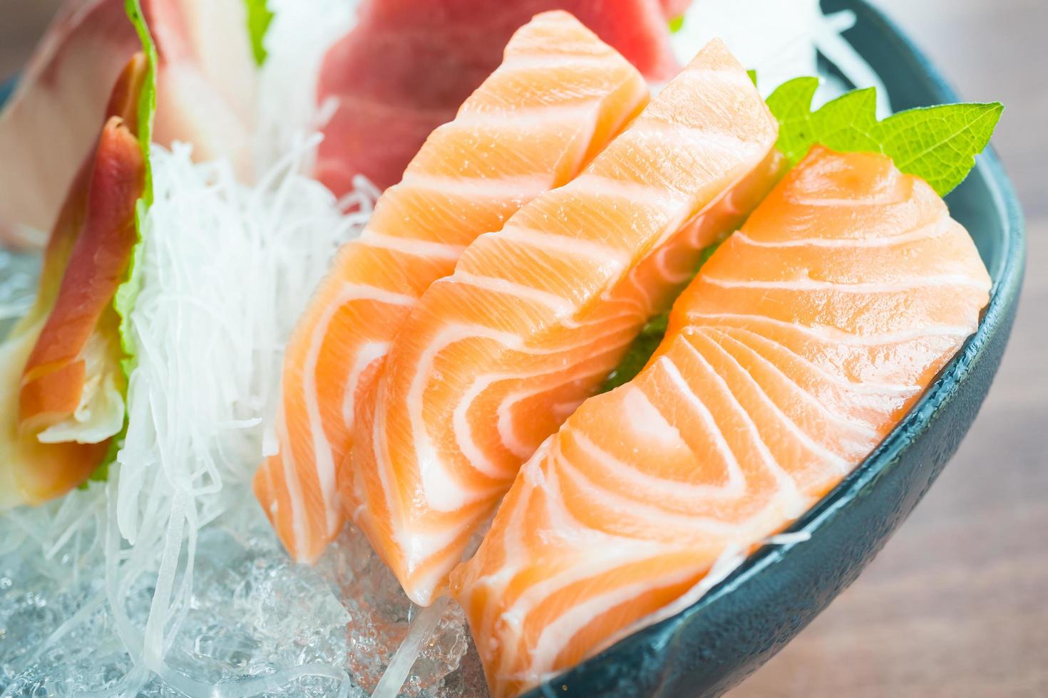 Raw fresh sashimi photo