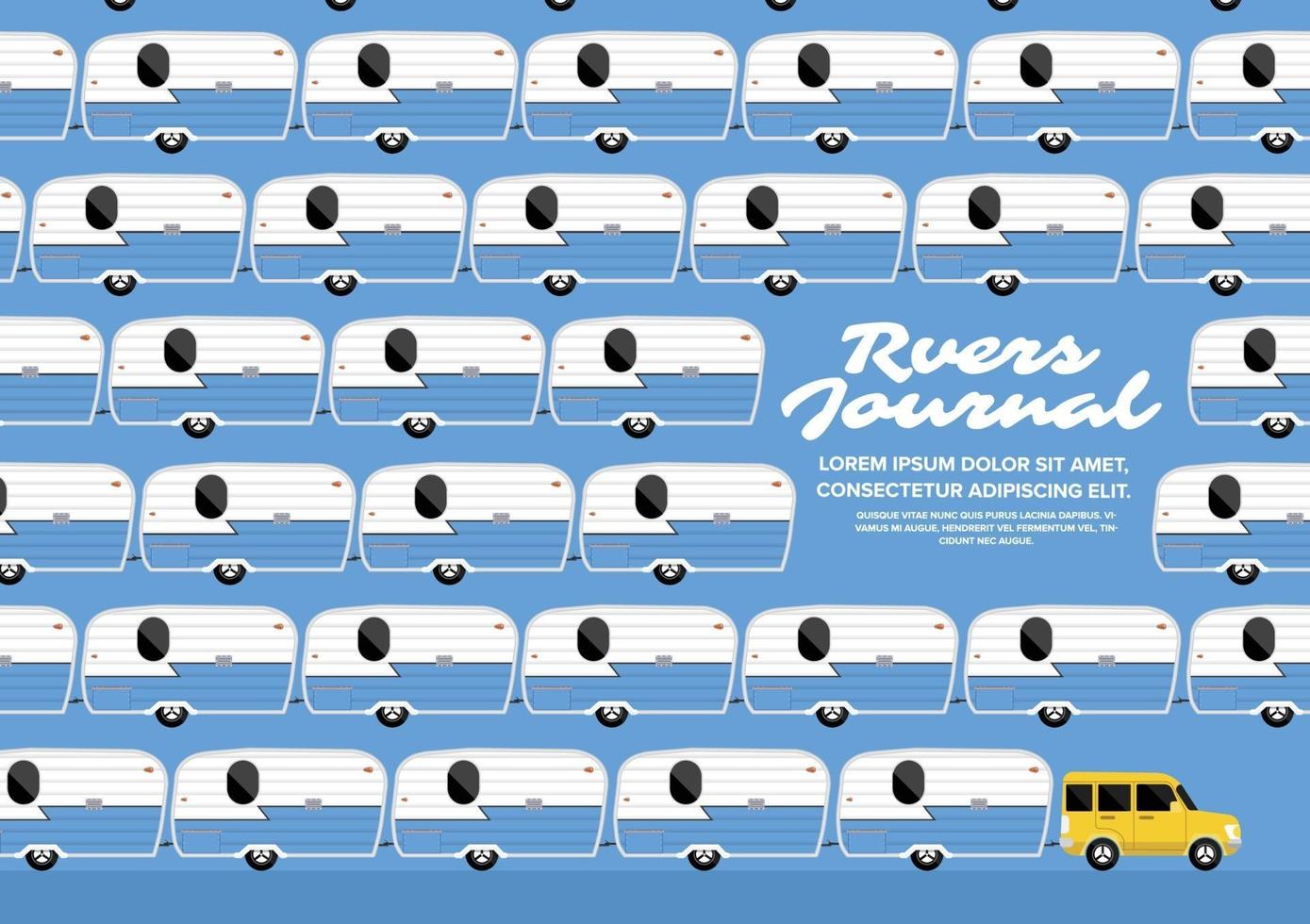 RV Camping vector