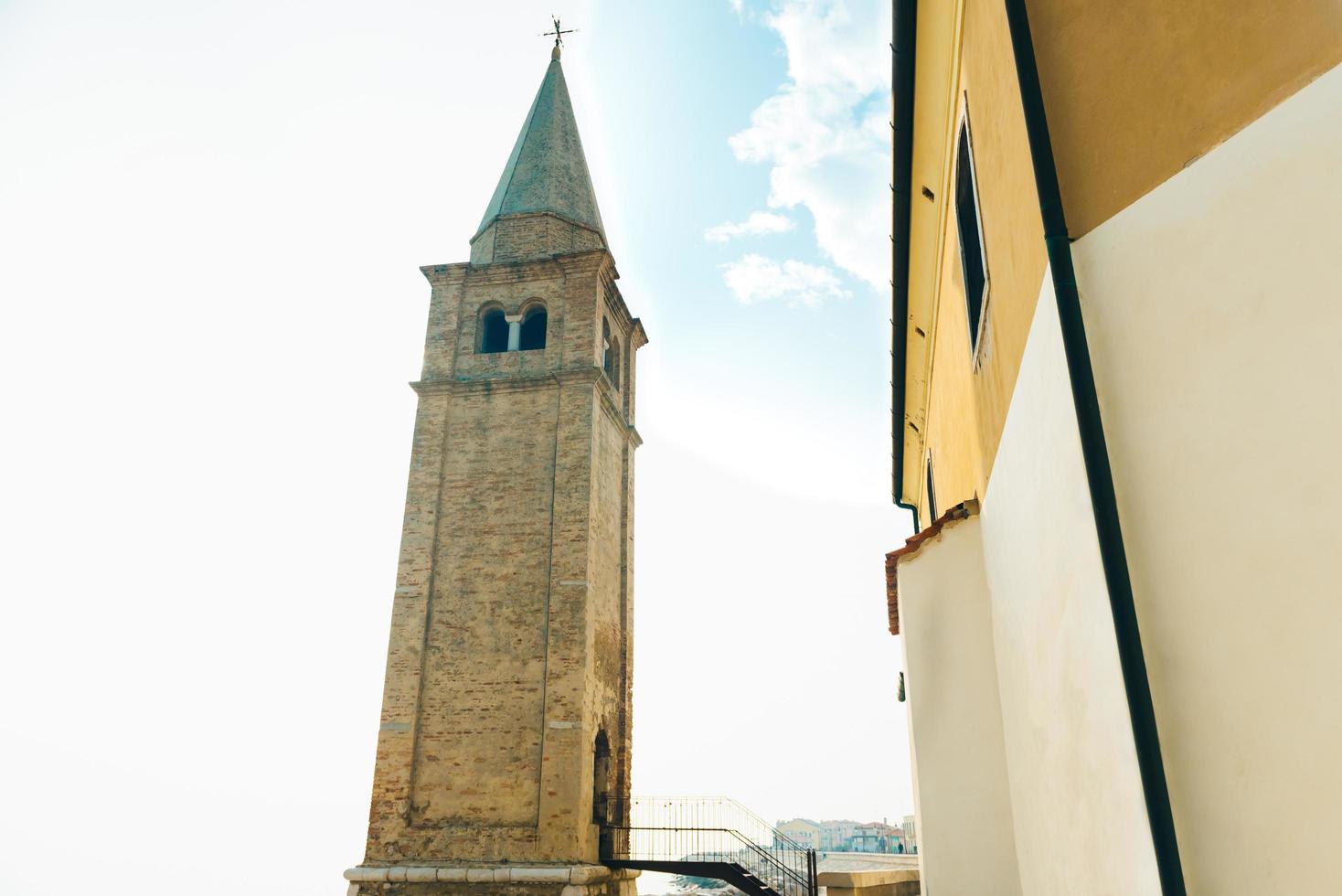 Church of Our Lady of the Angel on the beach of Caorle Italy photo