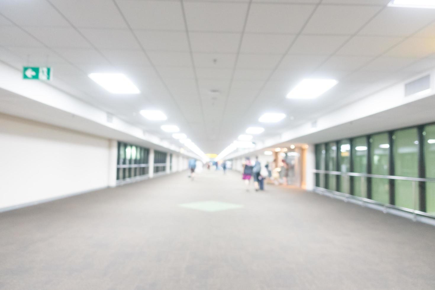 Abstract defocused airport interior for background photo