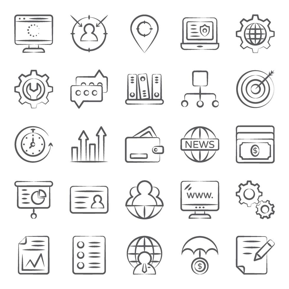 Finance Doodles Pack vector