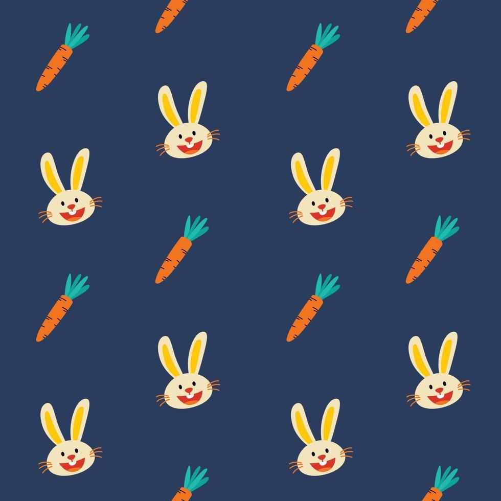 Easter decorative elements seamless pattern. Use for fabric, print, textile, wrapping, background, package, clothing. vector