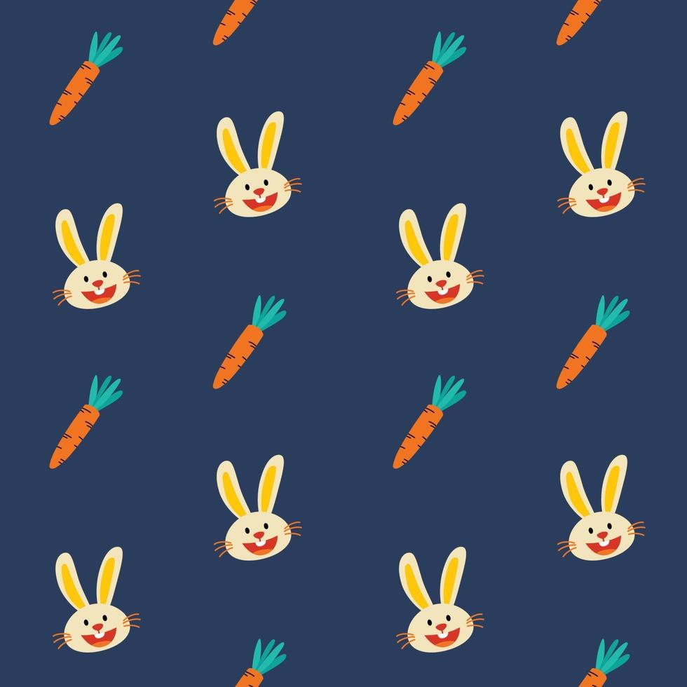 Easter decorative elements seamless pattern. Use for fabric, print, textile, wrapping, background, package, clothing. vector