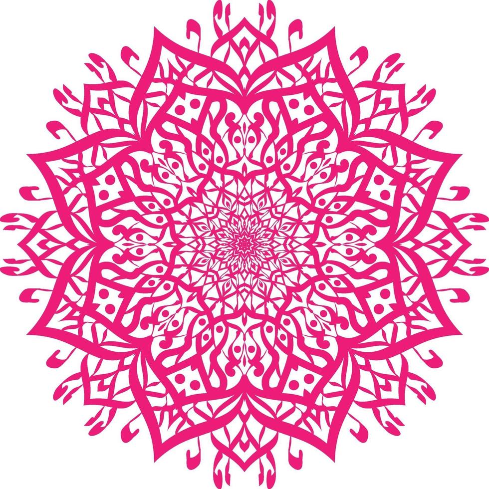 plantilla de diseño de fondo de mandala de lujo vector