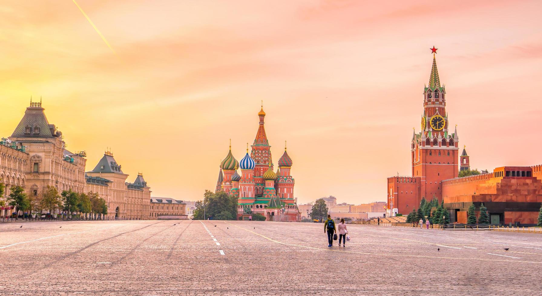 Basil's cathedral at Red square in Moscow photo