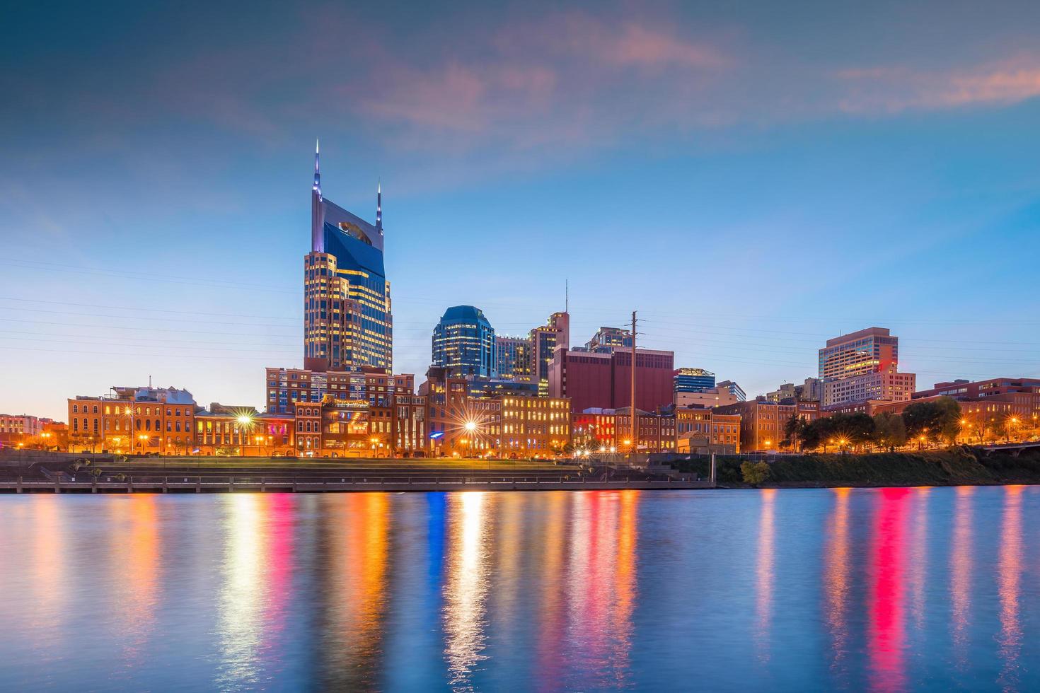 Nashville city downtown skyline USA photo