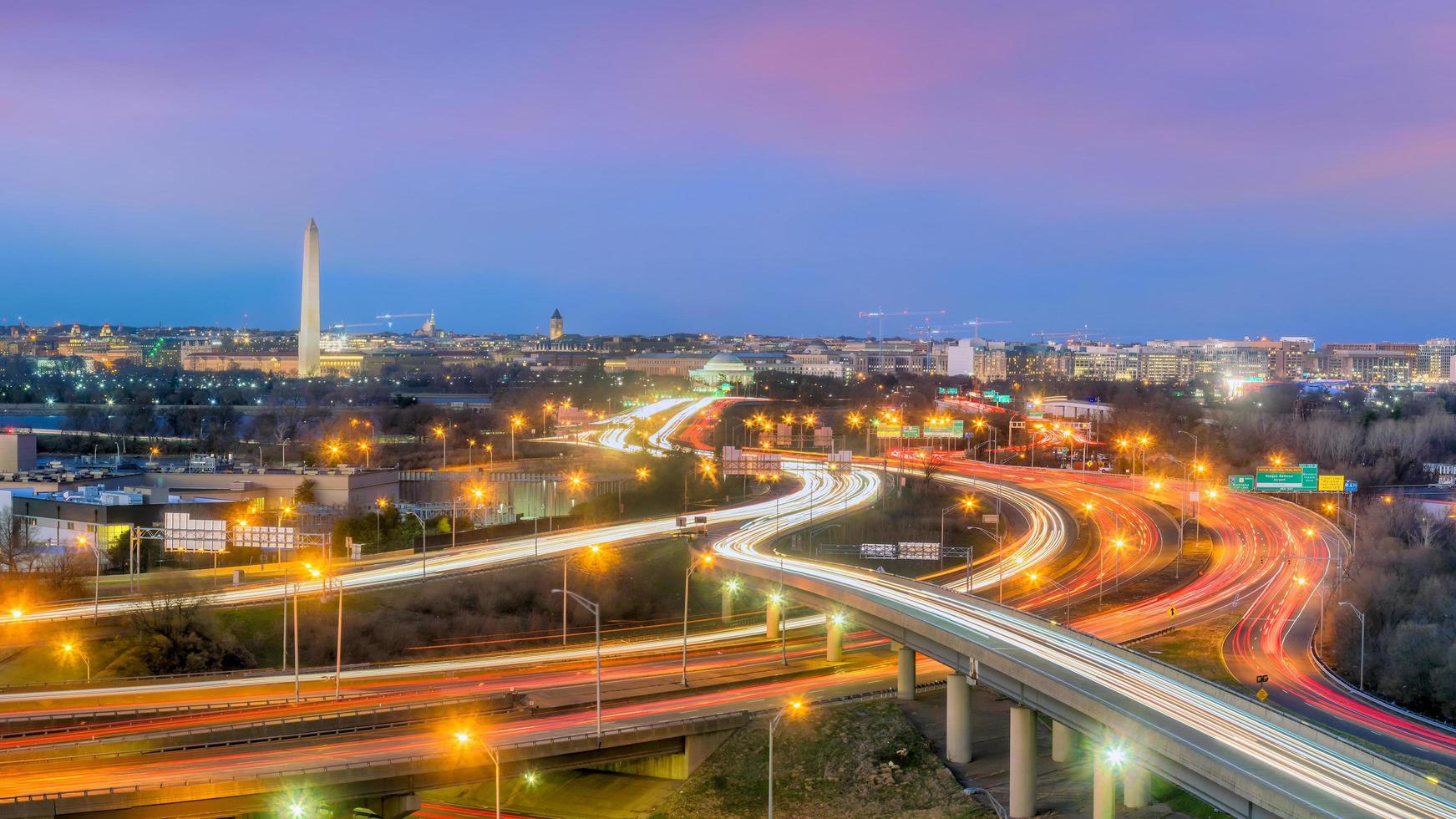 horizonte de la ciudad de washington, dc foto