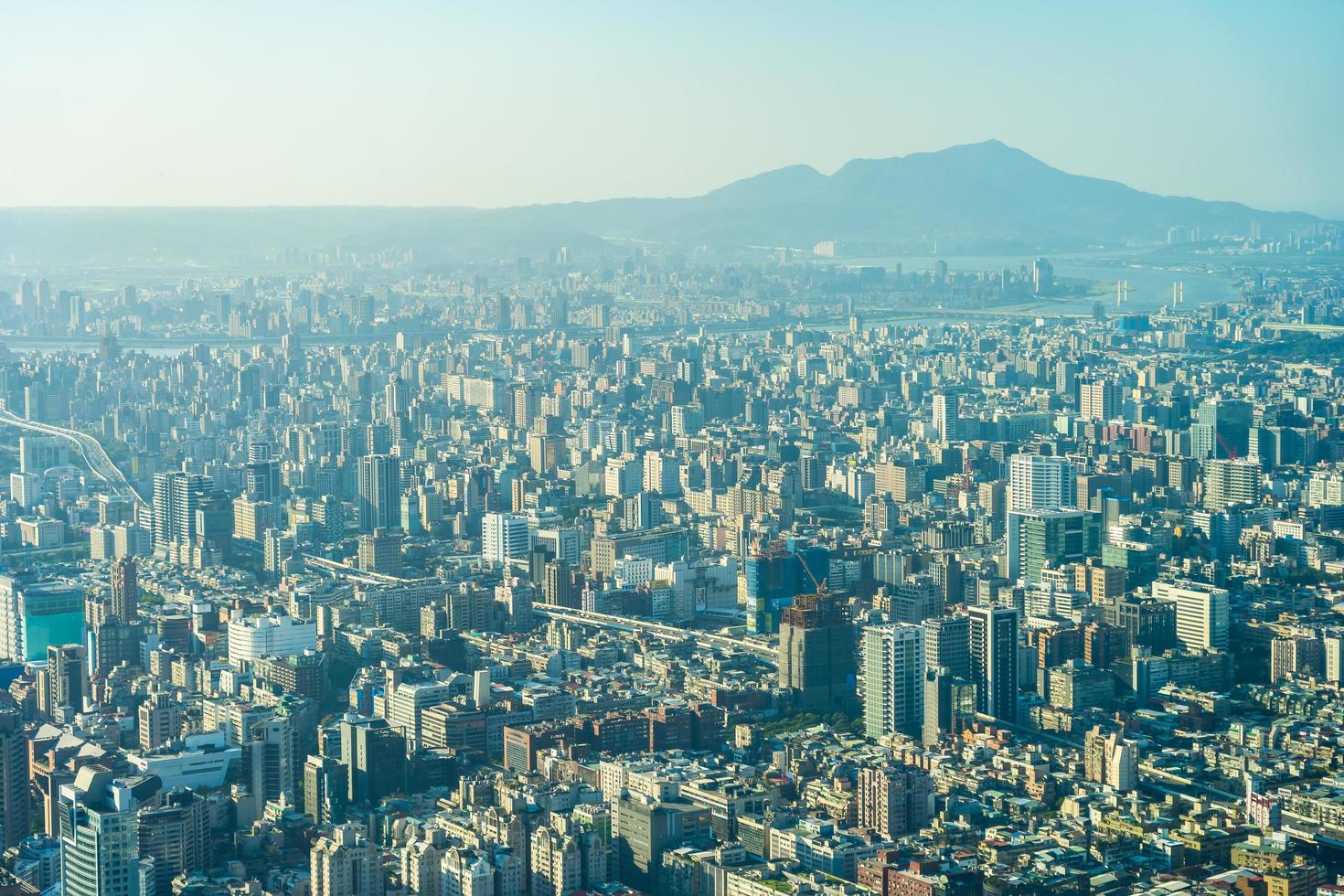 View of Taipei city in Taiwan photo