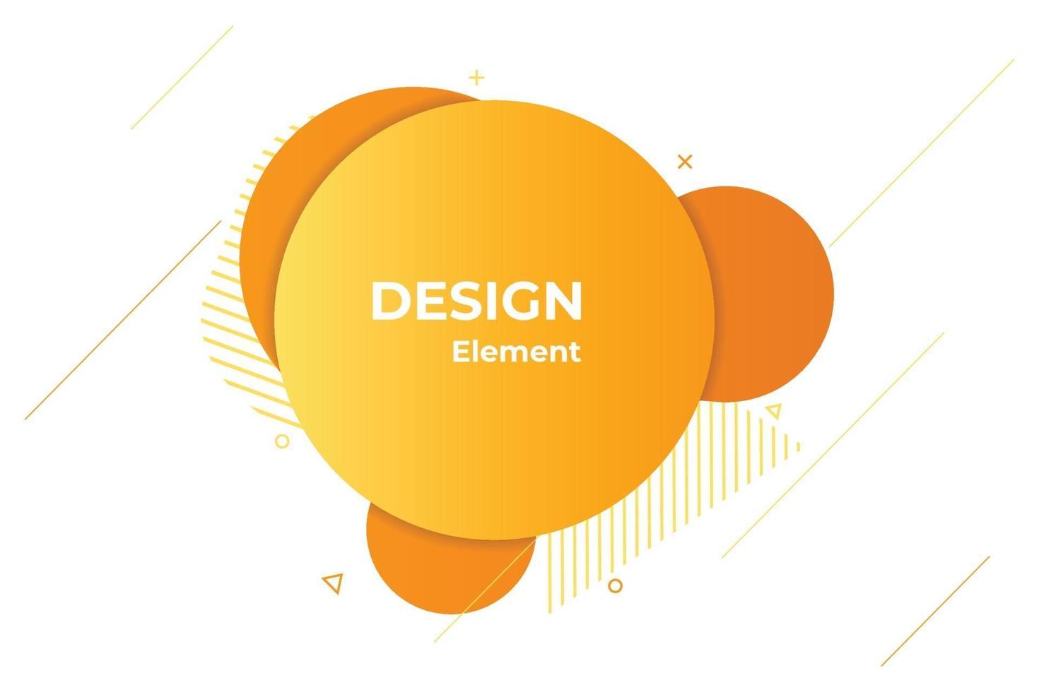 orange liquid abstract element illustration vector