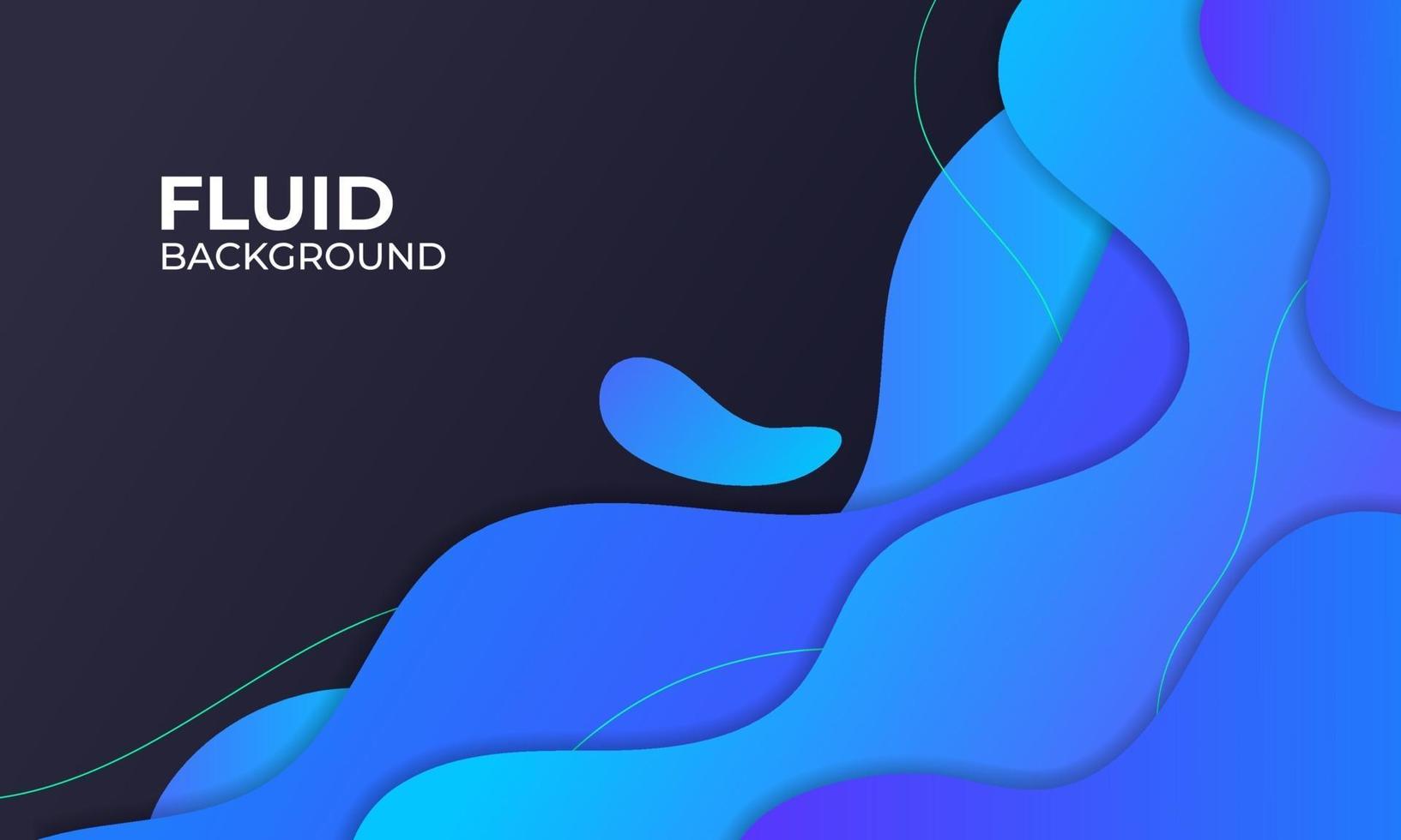 blue fluid background illustration for element graphic vector