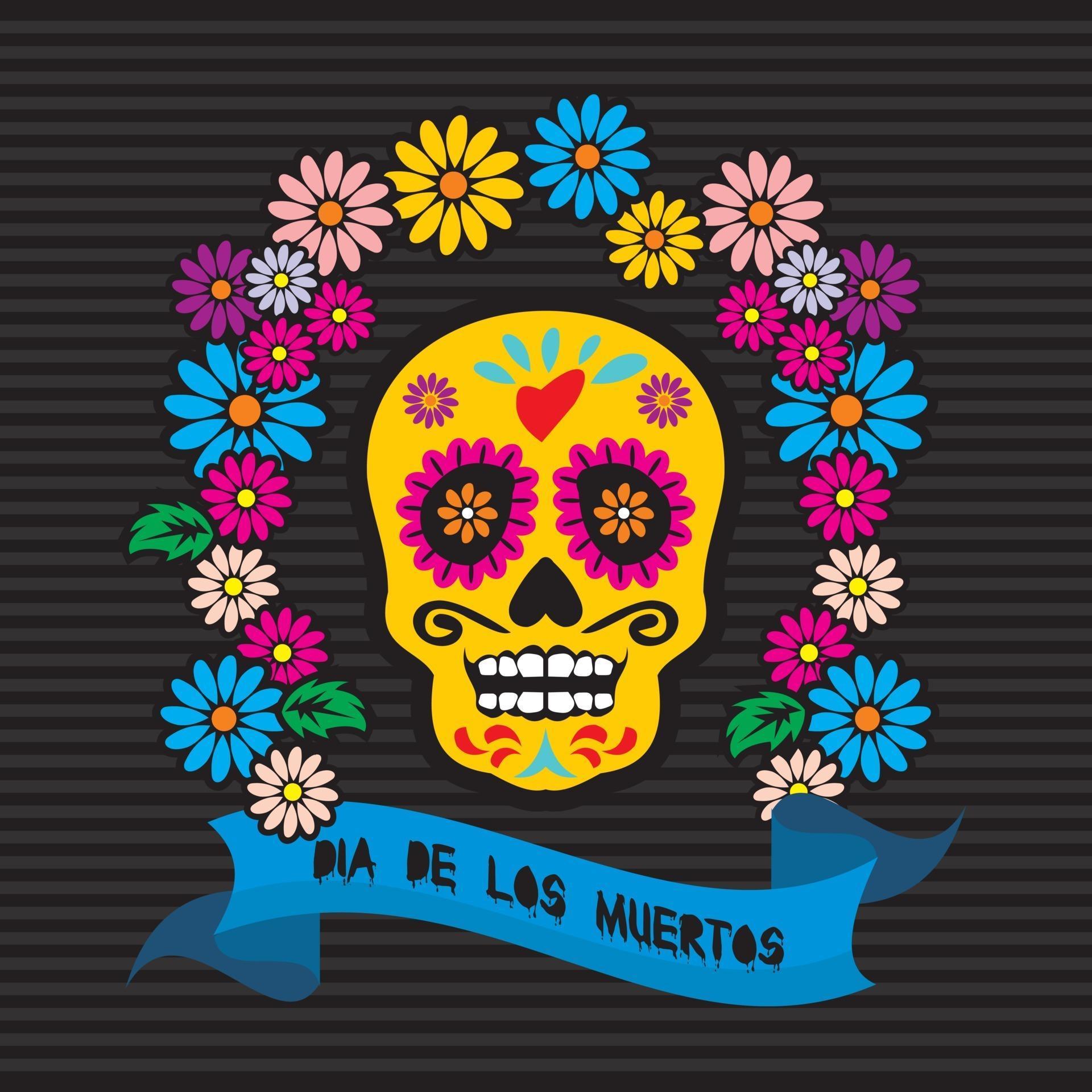 Dia de los muertos vector 2170116 Vector Art at Vecteezy