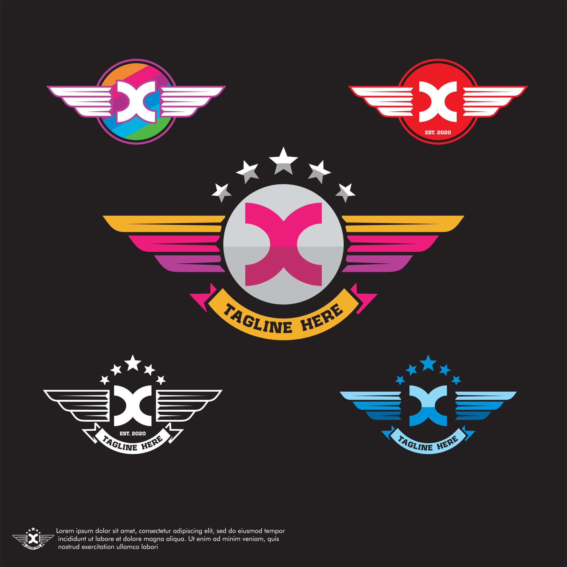 Letter X Logo Vector 2170211 Vector Art at Vecteezy