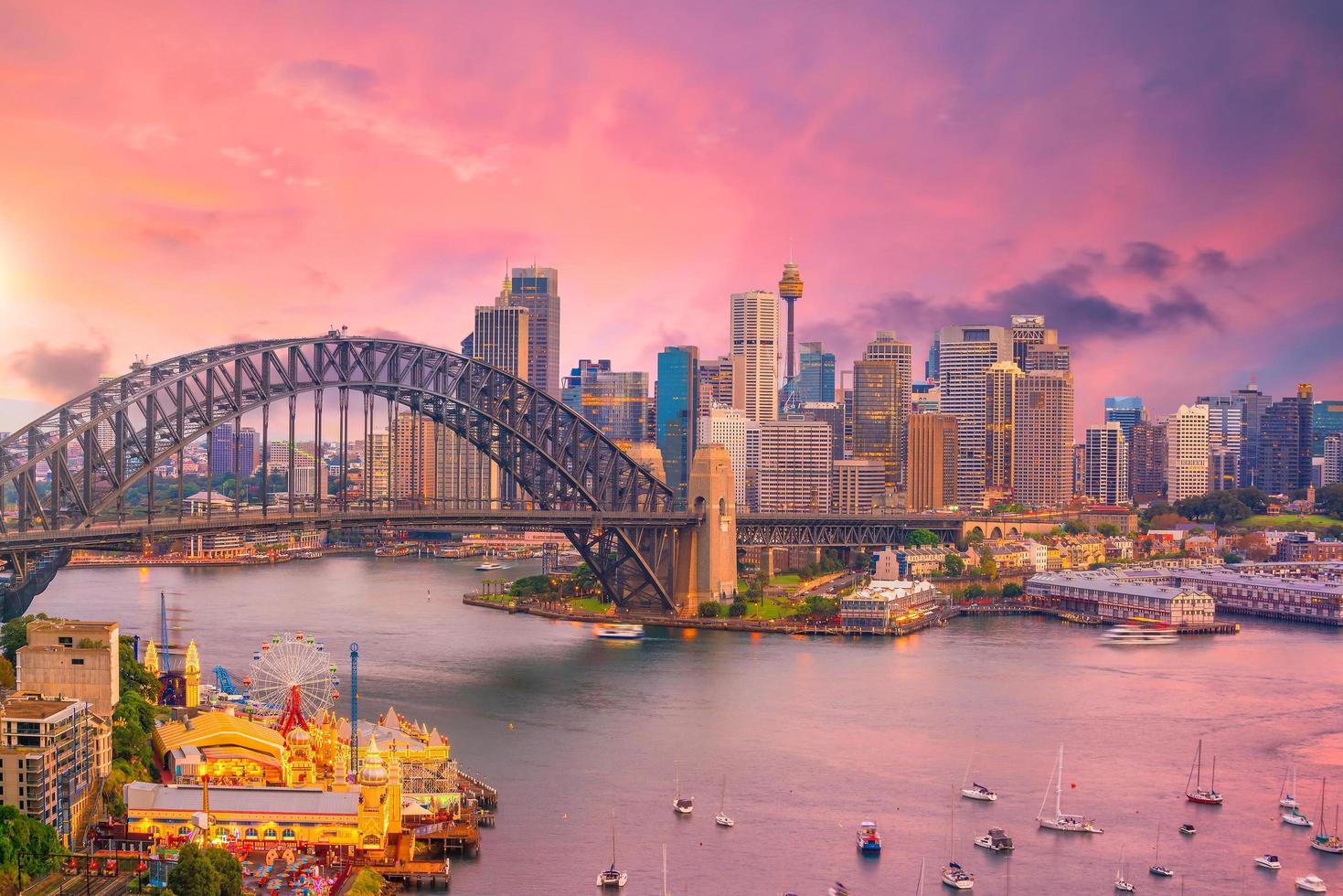 Downtown Sydney skyline photo