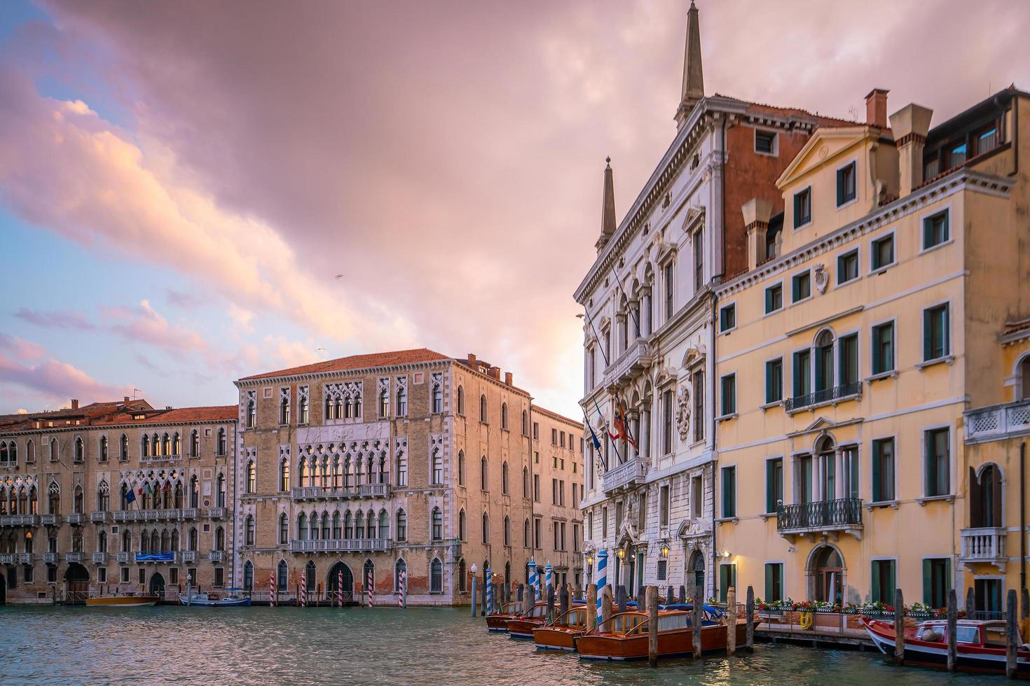 imagen del paisaje urbano de venecia, italia foto