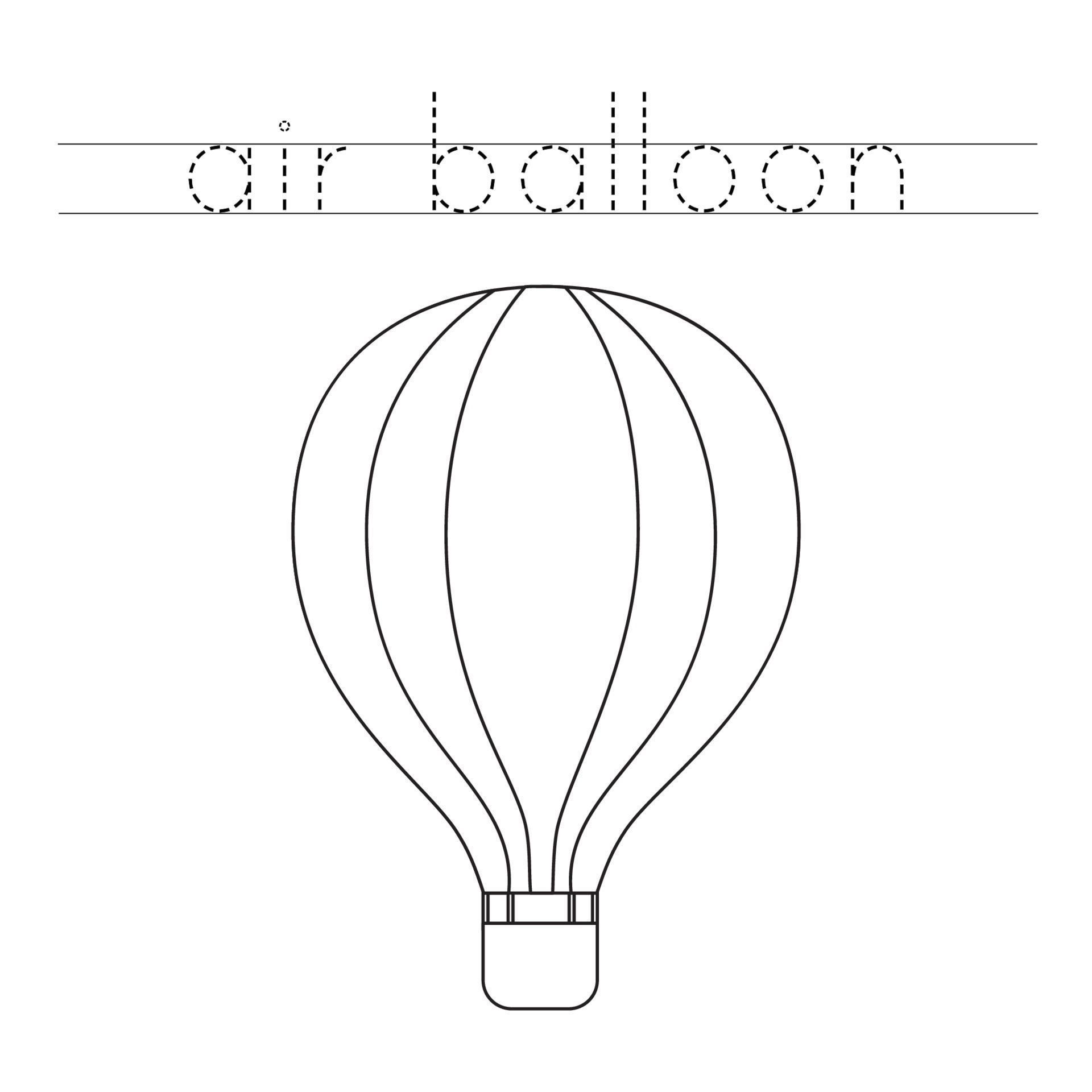 Balloon essay for kindergarten picture