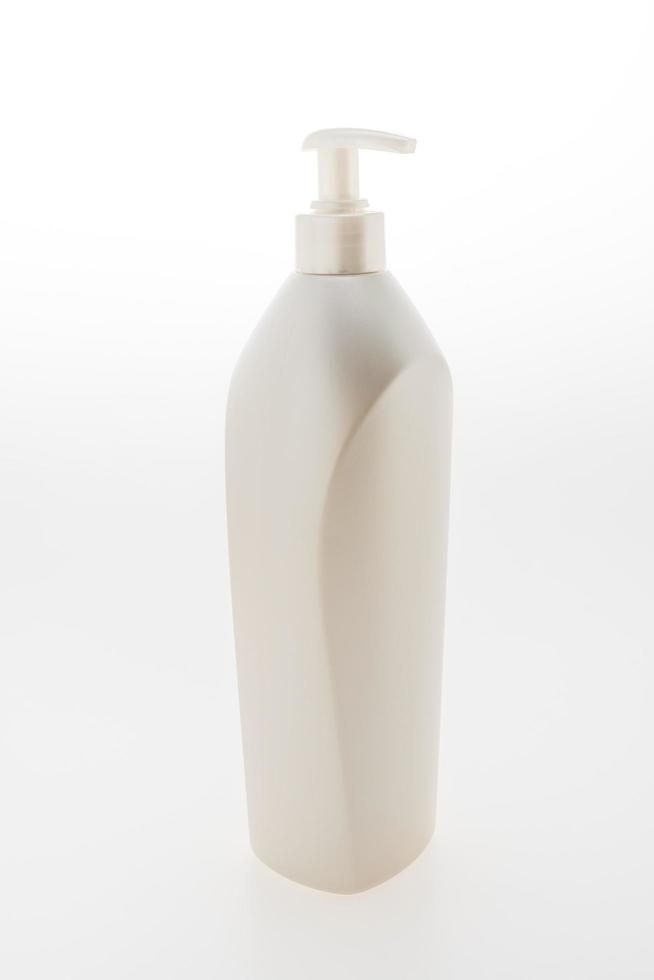 Blank cosmetic and lotion bottle photo