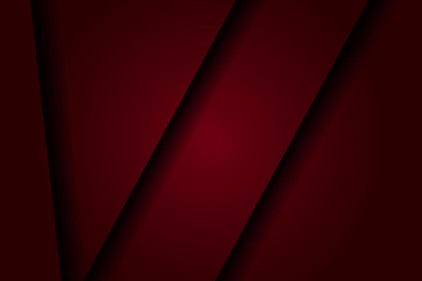 Modern red luxury background with golden line and shiny golden light. vector