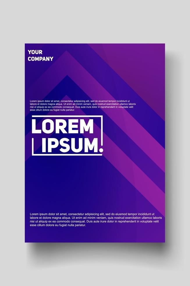 Cover design template set with abstract lines modern vector