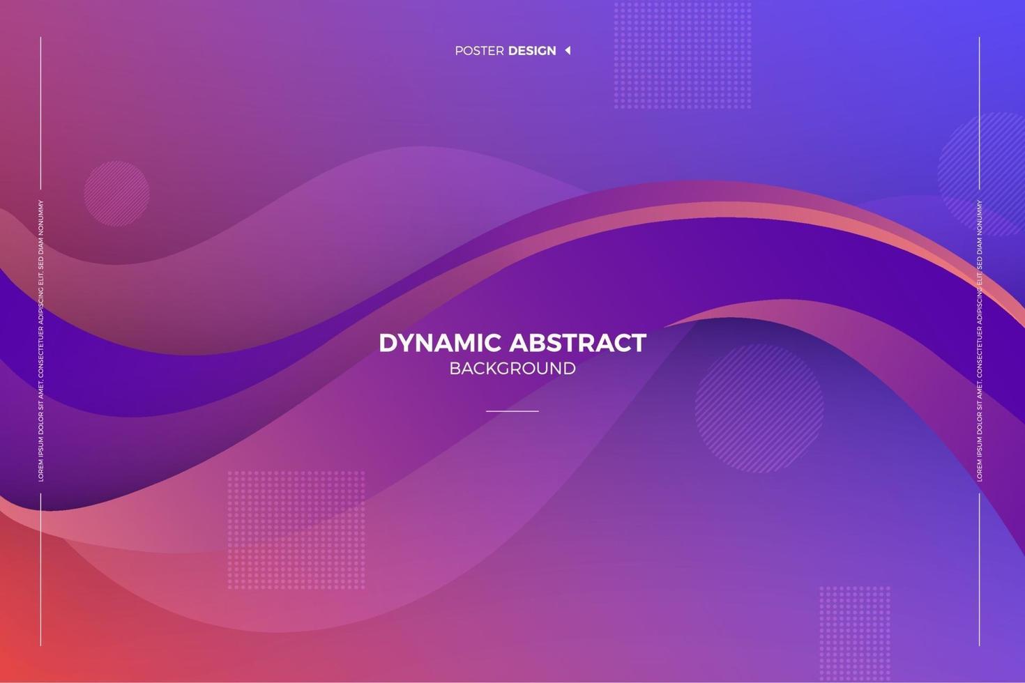 Colorful dynamic abstract background vector