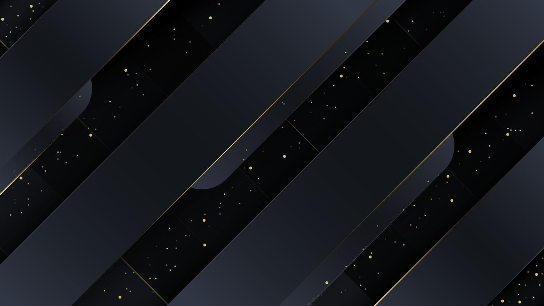 Luxury abstract background with gold trim. vector