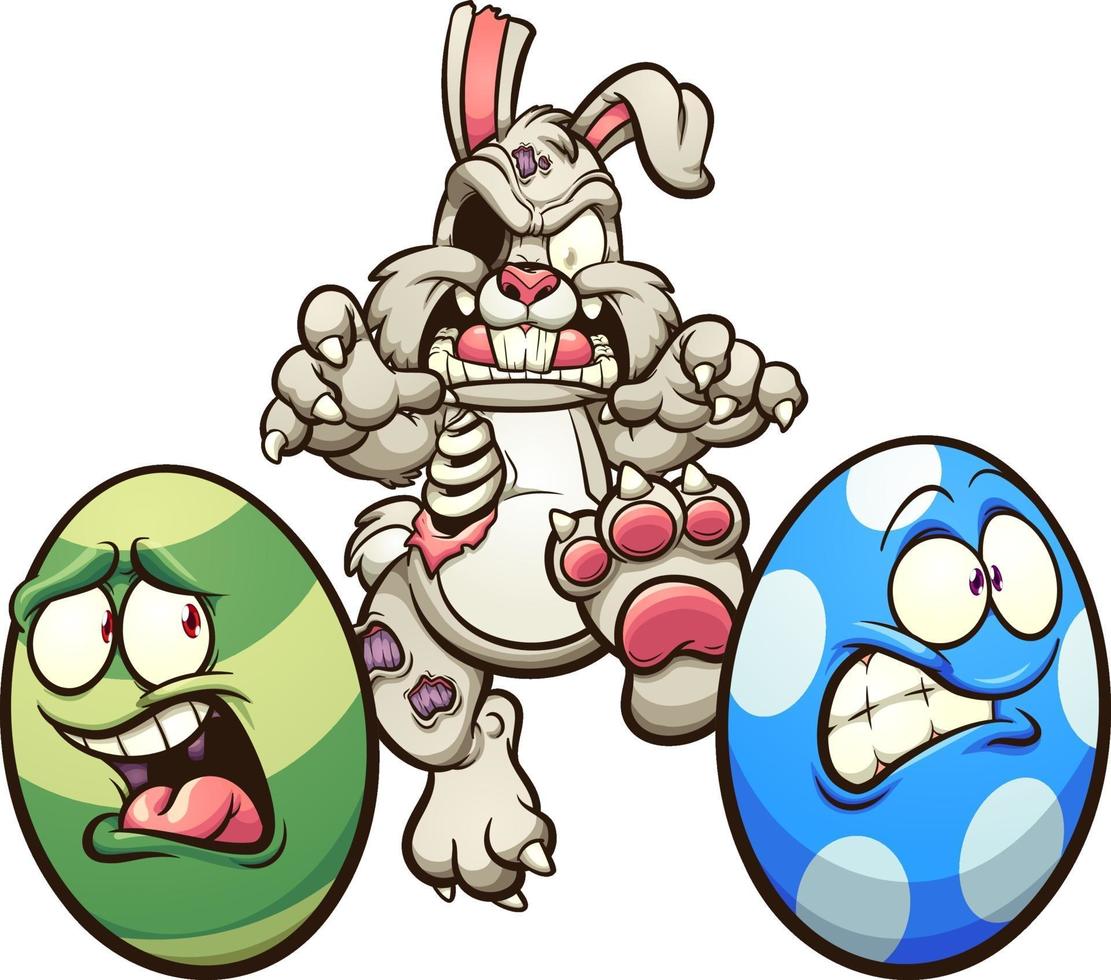 Zombie Easter bunny 2172979 Vector Art at Vecteezy