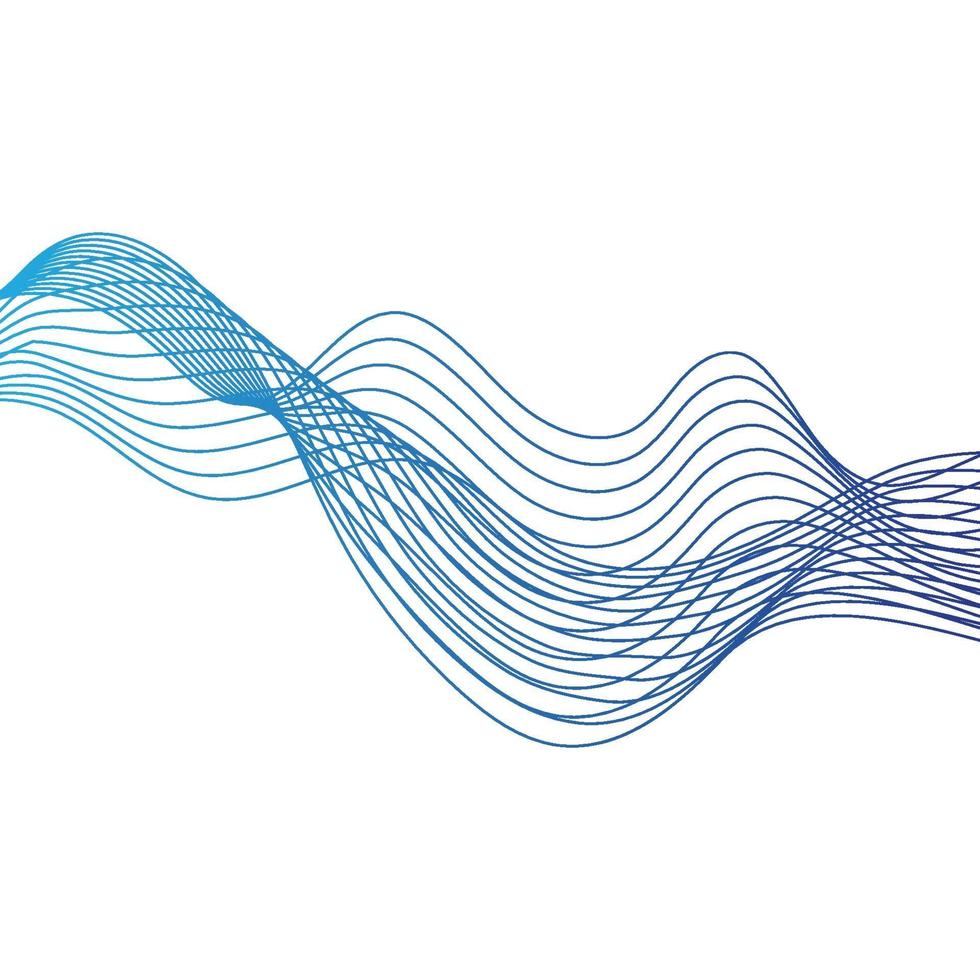 Wave line images vector