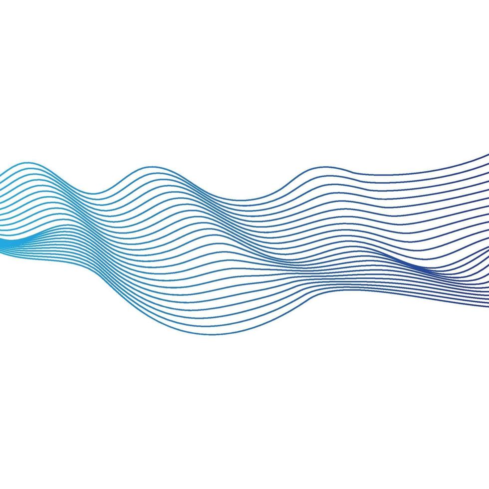 Wave line images vector