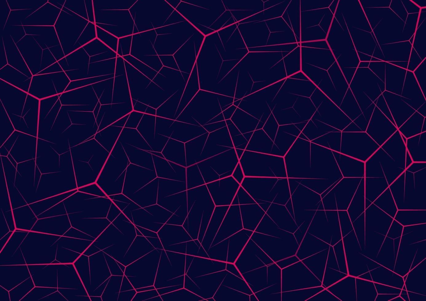 Abstract pink sharp line pattern overlapping on dark blue background. vector