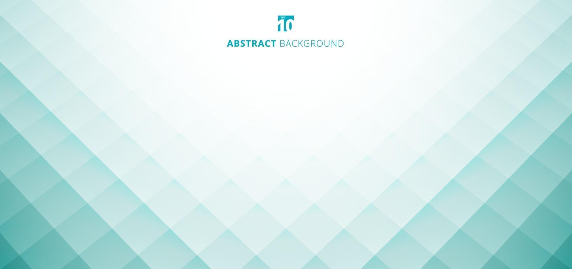 Abstract modern design green turquoise and white grid pattern background with space for your text. vector