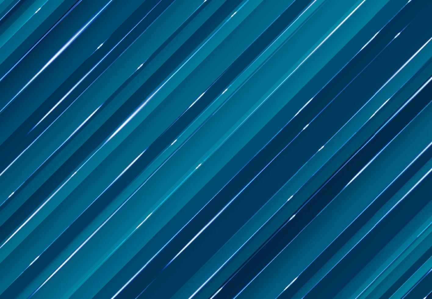 Matriz de ciencia ficción de línea láser diagonal digital tecnología abstracta sobre fondo azul oscuro. vector