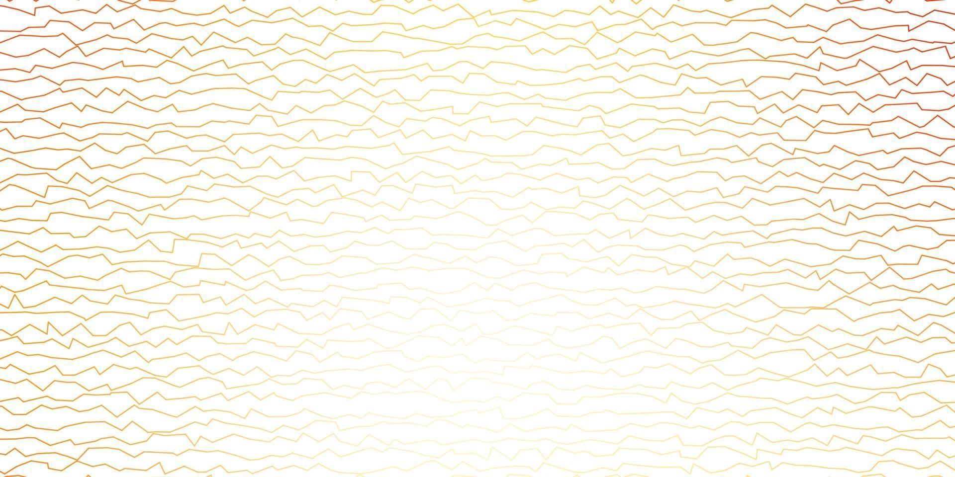 Dark Orange vector texture with wry lines.