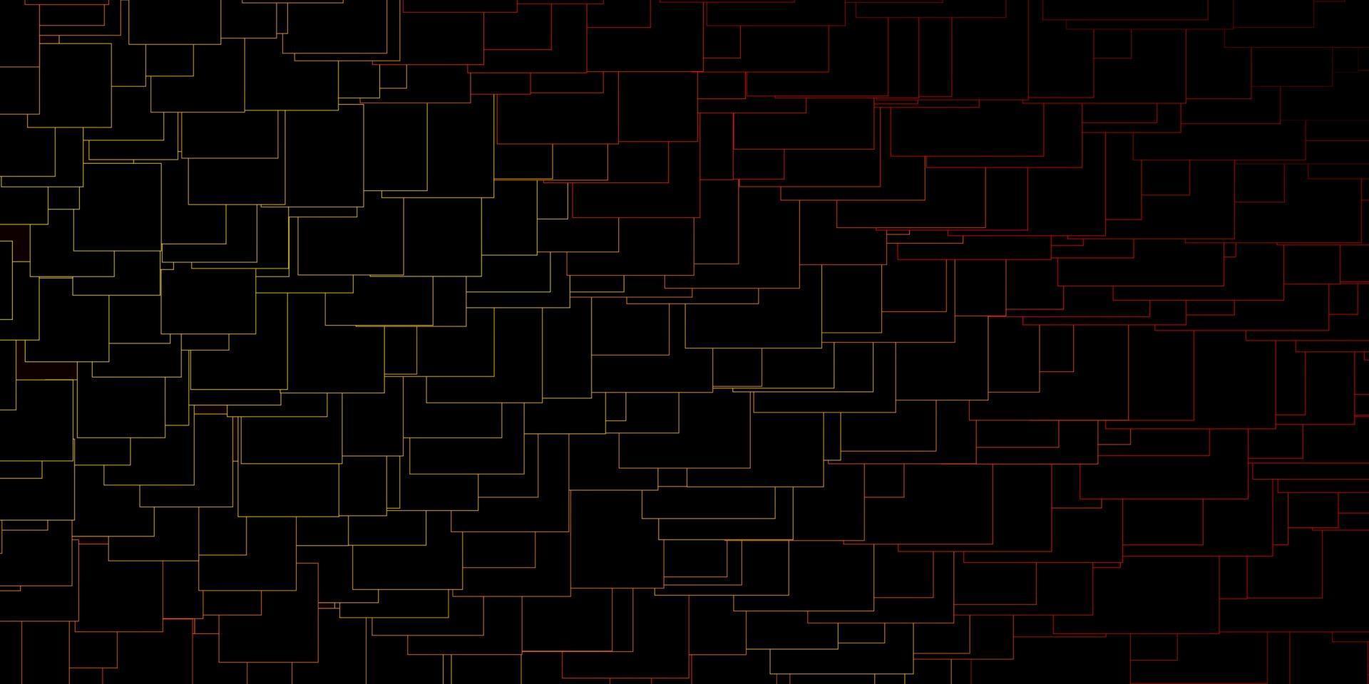 Dark Orange vector template in rectangles.