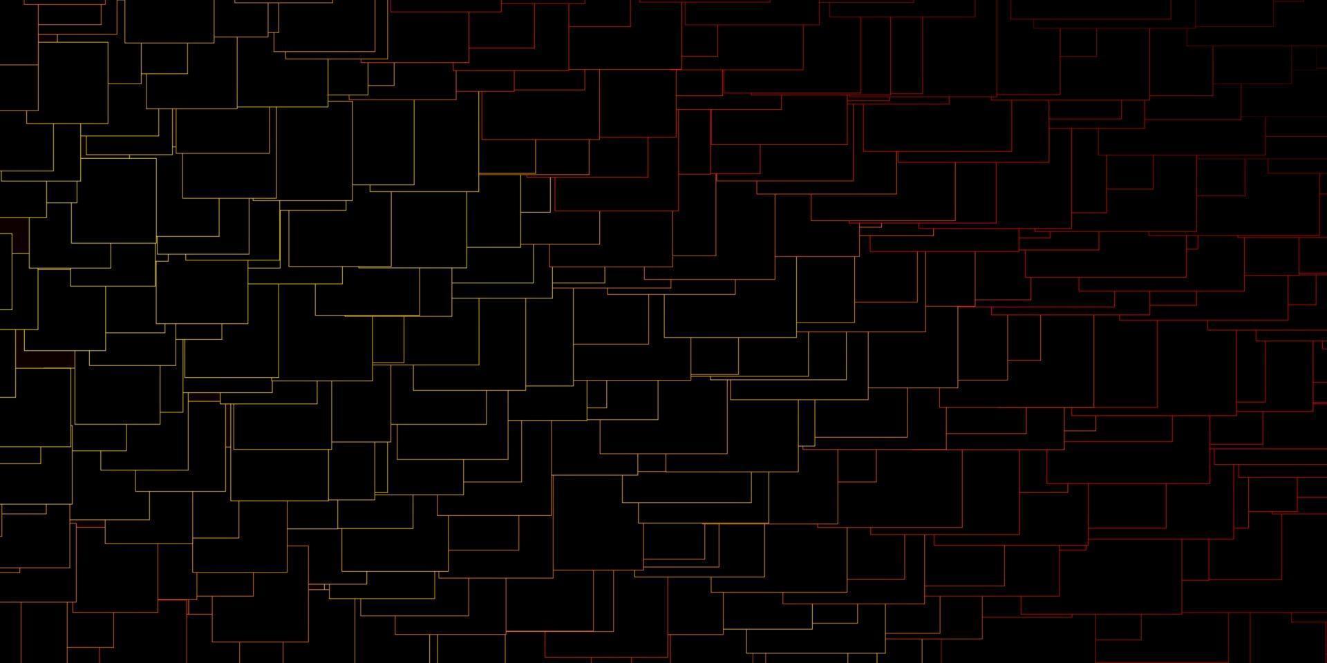 Dark Orange vector template in rectangles.