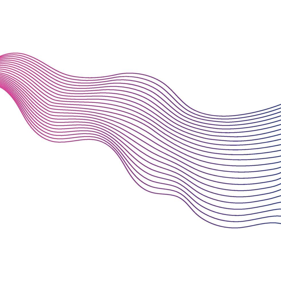 Wave line images vector