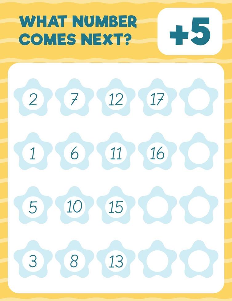 what number comes next vector