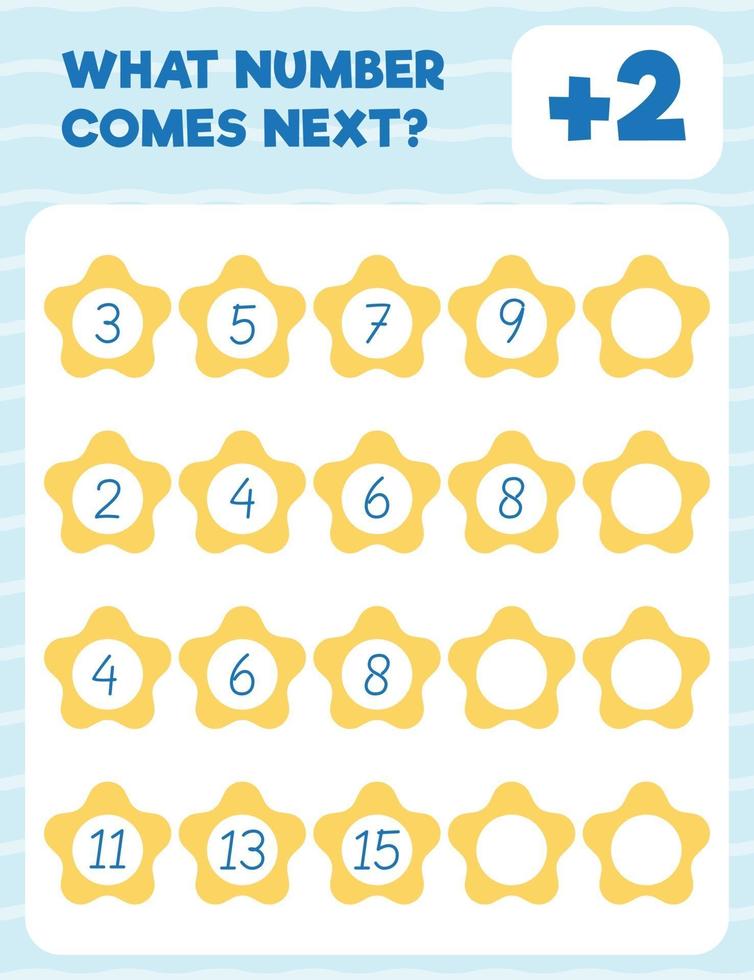 what number comes next vector