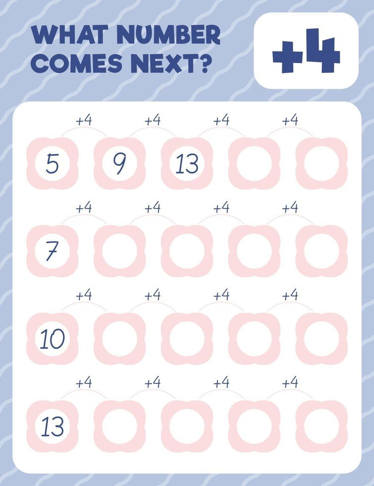 what number comes next vector