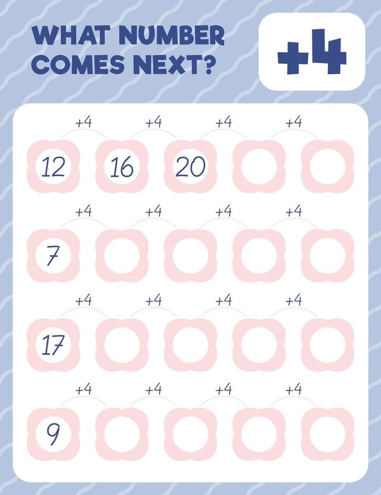 what number comes next vector